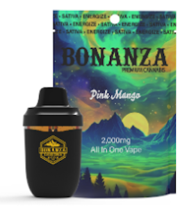Bonanza - Pink Mango - 2G AIO Vape