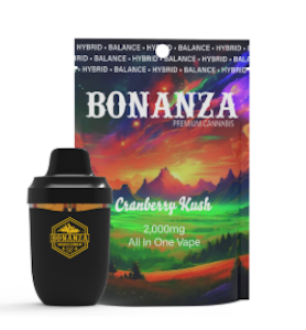 Bonanza - Cranberry Kush - 2G AIO Vape