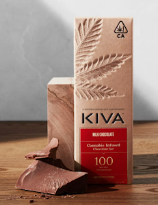 KIVA - Kiva | Edible | Chocolate Bar - Milk Chocolate | 100mg