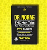 DR NORM'S - Capsules - THC Max Tabs - Sativa - 2PK - 100MG