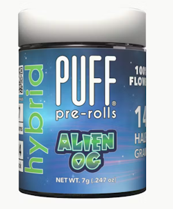 PUFF - PUFF - Pre Roll - 0.5g - 14 ct. - Hybrid - Alien OG