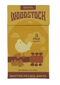 Woodstock - Woodstock - Picasso Moon X SFV - Shatter Infused - Preroll - 5pk