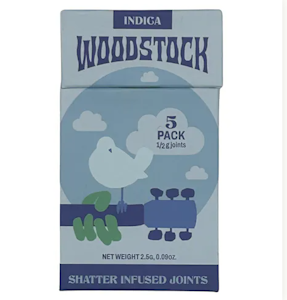 Woodstock - Woodstock - Alien OG X Motorbreath - Shatter Infused - Preroll - 5pk