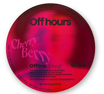 OFF HOURS - Off Hours | edibles | offline ~ cherry berry | 10Mg PC/ 100Mg
