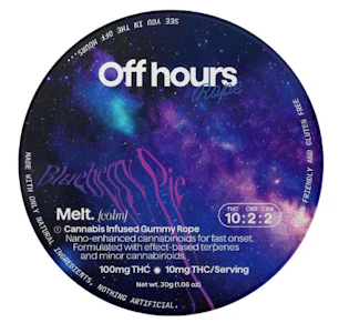 Off Hours - Off Hours | edibles | effect ropes | Melt ~ Calm | 10Mg PC/ 100Mg