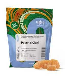 MFNY - Peach x Oishii Live Resin Gummies - 100MG