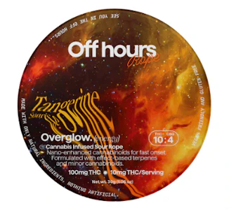 Off Hours - Off Hours | edibles | effect ropes | overglow ~ energy | 10Mg PC/ 100Mg