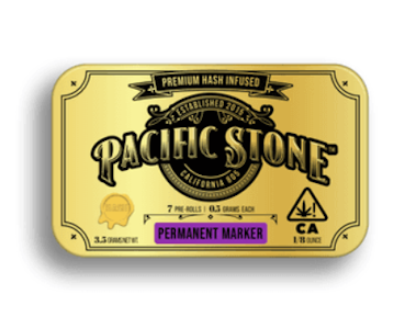 PACIFIC STONE - Pacific Stone 7pk Permanent Marker 41% - Hash Infused Prerolls