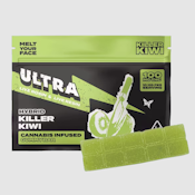 Ultra Live Rosin and Live Resin Gummy Bar 100mg Hybrid Killer Kiwi