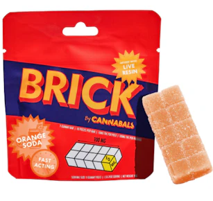 Cannabals | Edibles | orange soda | 100mg Brick | live resin