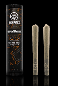 High Peaks - AJ's Sour Diesel - 2PK Prerolls