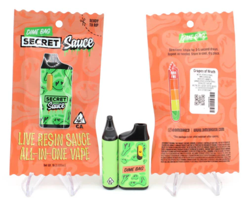Dime Bag - Dime Bag - Chilled Cherries - Live Resin Sauce - RTU - 1g Main Image