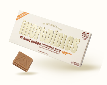 INCREDIBLES - Incredibles | Edible | Chocolate - Peanut Budda Buddha| 100mg,10