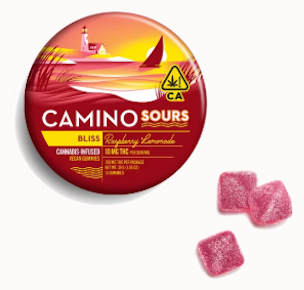 Camino | edibles | sours ~ raspberry lemonade | 10mg \ pc | 100mg |