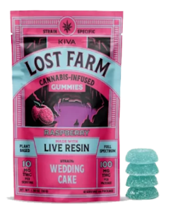 LOST FARM - Lost farms | edibles | raspberry x wedding cake | resin | 10mg \ pc