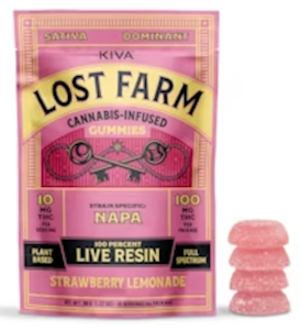 LOST FARM - Lost farms | edibles | strawberry lemonade x nappa | resin | 10mg \ pc