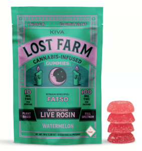 LOST FARM - Lost farms | edibles | watermelon x fatso | rosin | 10mg \ pc