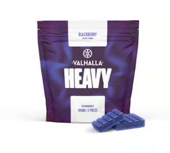 Valhalla - Valhalla | Blackberry Heavy High Dose Soft Lozenges | 2pk/100mg 1:1 THC:CBN