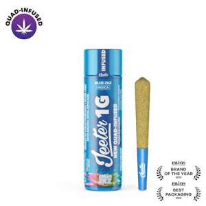 Jeeter - Jeeter - Blue ZKZ - 1g Quad Infused Preroll