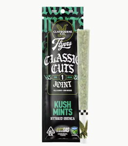 CLAYBOURNE CO. - [Claybourne] Pre-roll - 1g - Kush Mints (I/H)