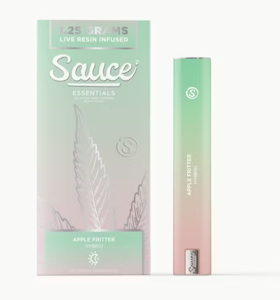 Sauce Essentials - Apple Fritter - 1.25G Live Resin Infused Vape (Hybrid)