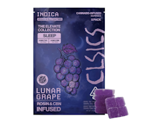 Lunar Grape (Live Rosin) Gummies - (CBN/THC) - 100mg (I) - CLSICS