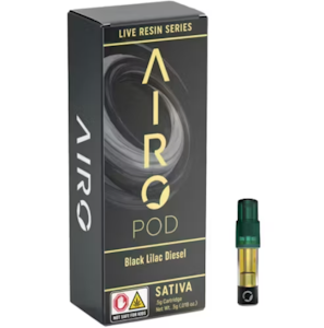 AIRO BRANDS - Black Lilac Diesel Live Resin 0.5g Pod