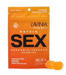 Lavinia - Lavinia Edibles Before SEX Papaya Passionfruit Gummy 100mg