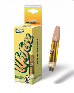 WAFERZ - SOUR DIESEL VAPE CART - WAFERZ - 1g