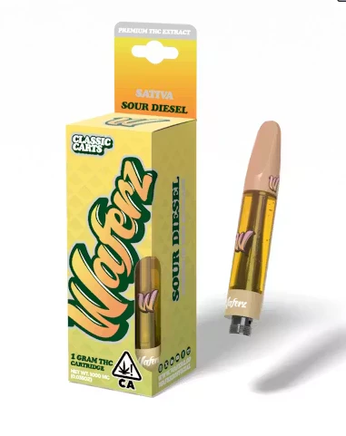 Waferz - SOUR DIESEL VAPE CART - WAFERZ - 1g Main Image