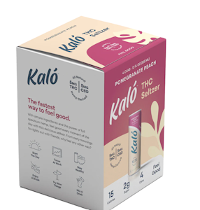 Kalo - Pomegranate Peach 4pk Seltzer