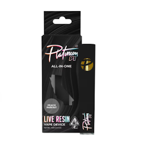 Platinum Vape - Peach Parfait - 1g Live Resin AIO Disposable P1 (Platinum)