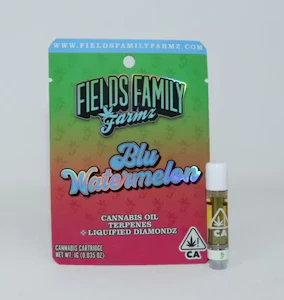 Fields Family Farmz - Blu Watermelon - 1g Liquid Diamondz Cartridge (Fields Family)