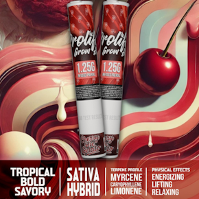 Prolific Grow House | Cherry Pie Gelato | Moonrock-Infused | 1.25g