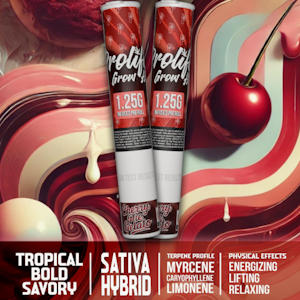 Prolific - Prolific Grow House | Cherry Pie Gelato | Moonrock-Infused | 1.25g