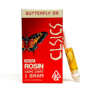 CLSICS Live Rosin Cart 1g Butterfly OG