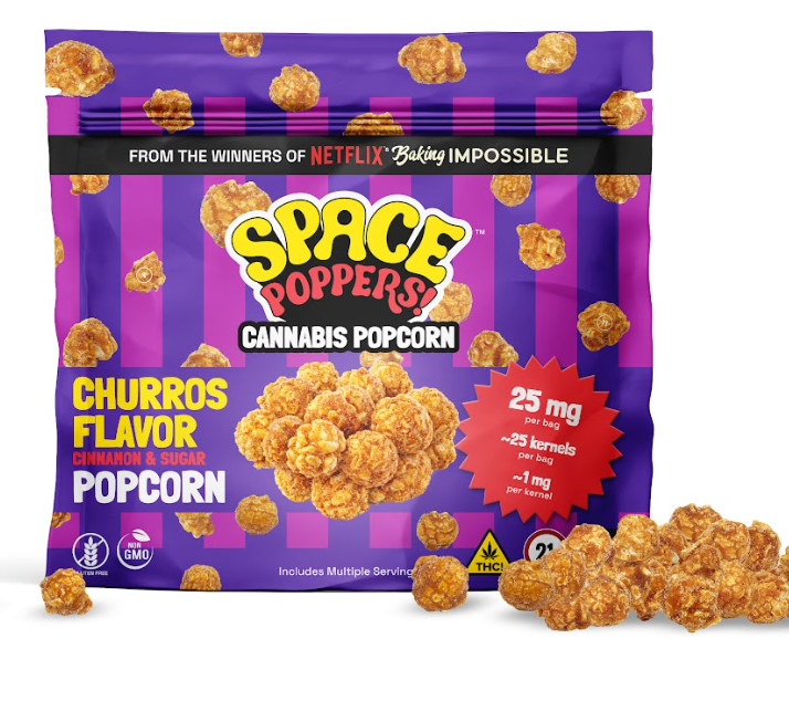 Churros Flavor Popcorn - 25mg - Edible