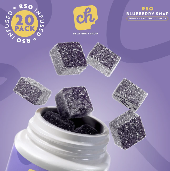 Chew - Chew RSO Blueberry Snap Gummies I 00818 Main Image