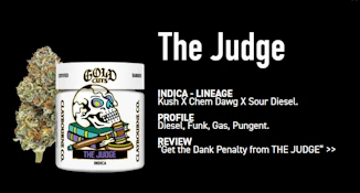 The Judge | 3.5g | Gold Cuts | Claybourne