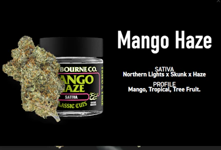 Claybourne Co. - Mango Haze | 3.5g | Classic Cuts | Claybourne