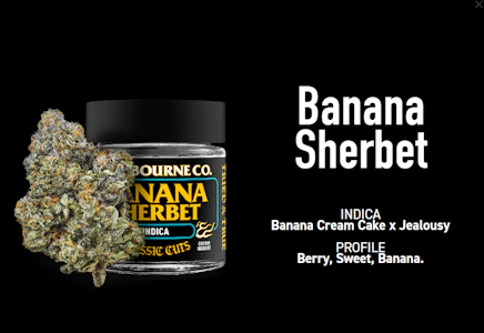 Claybourne Co. - Banana Sherbet | 3.5g | Classic Cuts | Claybourne