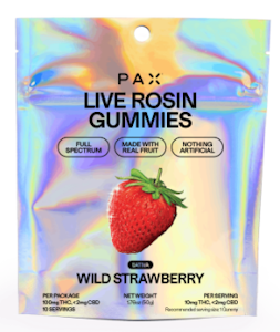 PAX - PAX | Edibles | Wild Strawberry | Rosin | 10pk | 100mg