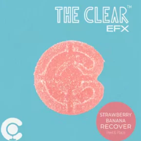 The Clear EFX | Strawberry Banana Gummies 1:1 THC:CBG | 10pk/100mg
