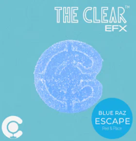The Clear EFX | Blue Raz Gummies | 10pk/100mg