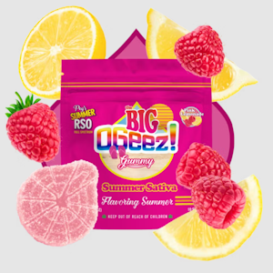 OGEEZ - The BIG OGeez! Peg's Pink Lemonade RSO Edibles
