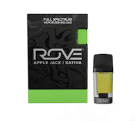 APPLE JACK LIVE RESIN DIAMONDS VAPE CART RELOAD - ROVE - 1g 