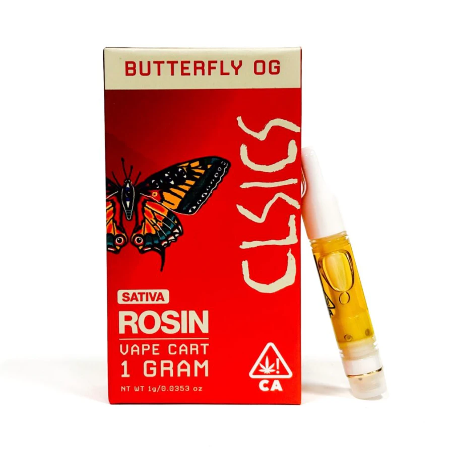 CLSICS - CLSICS - 1g Live Rosin Cartridge - Butterfly OG Main Image