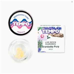 TEMPO - [Tempo] Live Resin Diamonds - 1g - Grandaddy Purp (I)