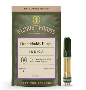 Florist Farms - Grand Daddy Purple - 1G 510 Vape