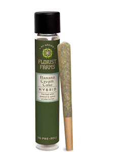 Florist Farms - Banana Cream Cake - 1G Preroll